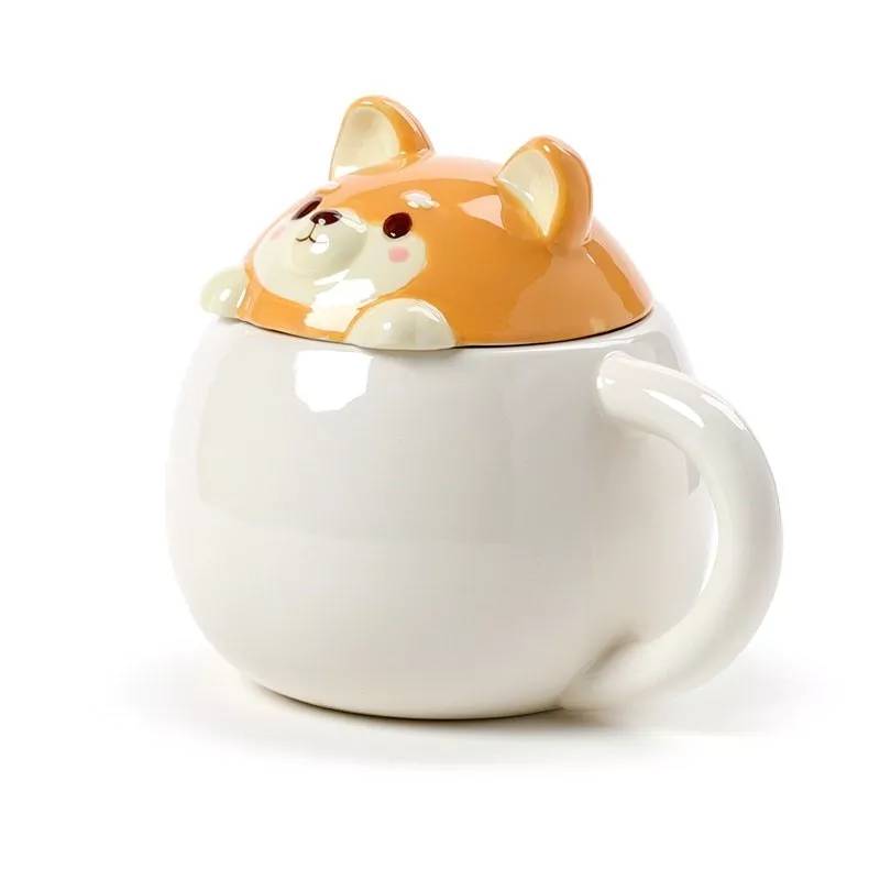 Shiba Inu Mug with Lid