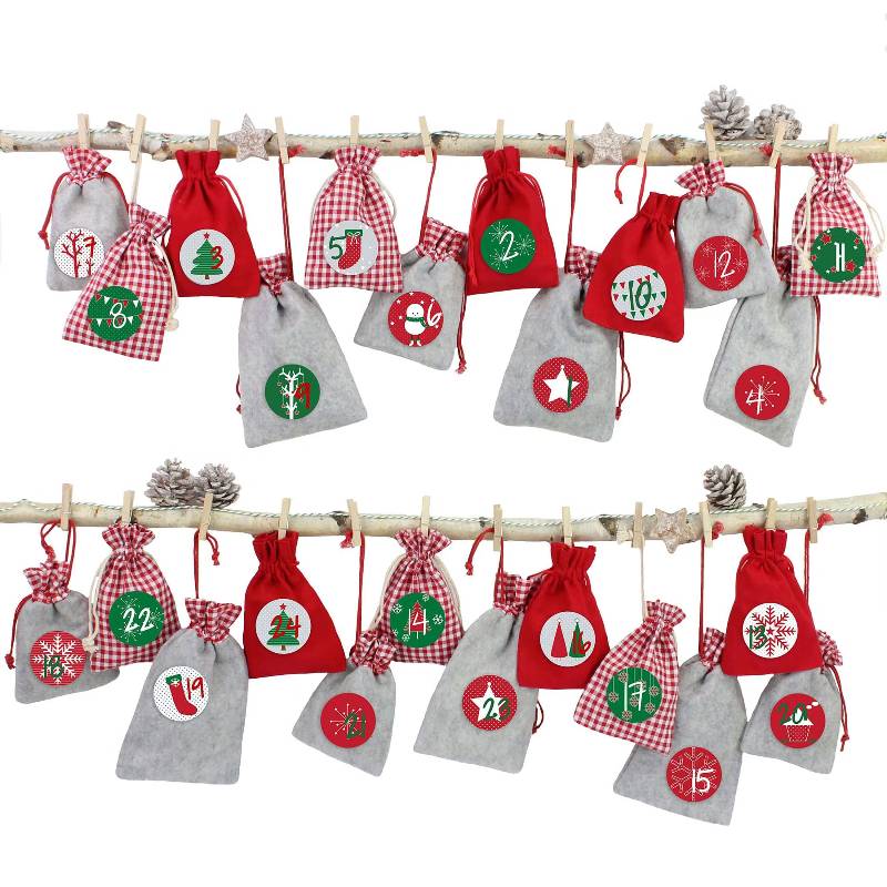Fabric Bag Advent Calendar