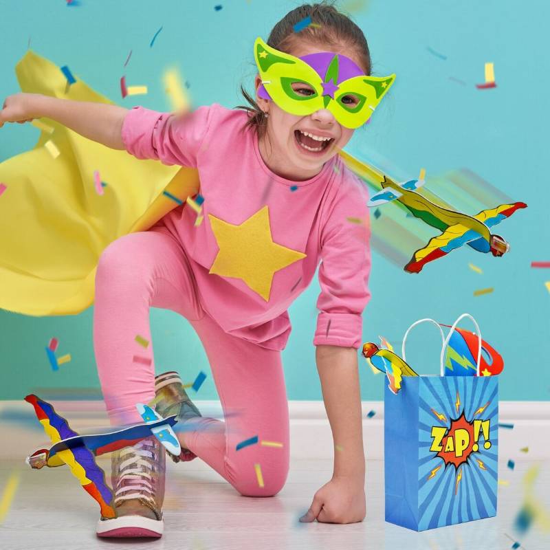 60 Piece Superhero Party Bags Set