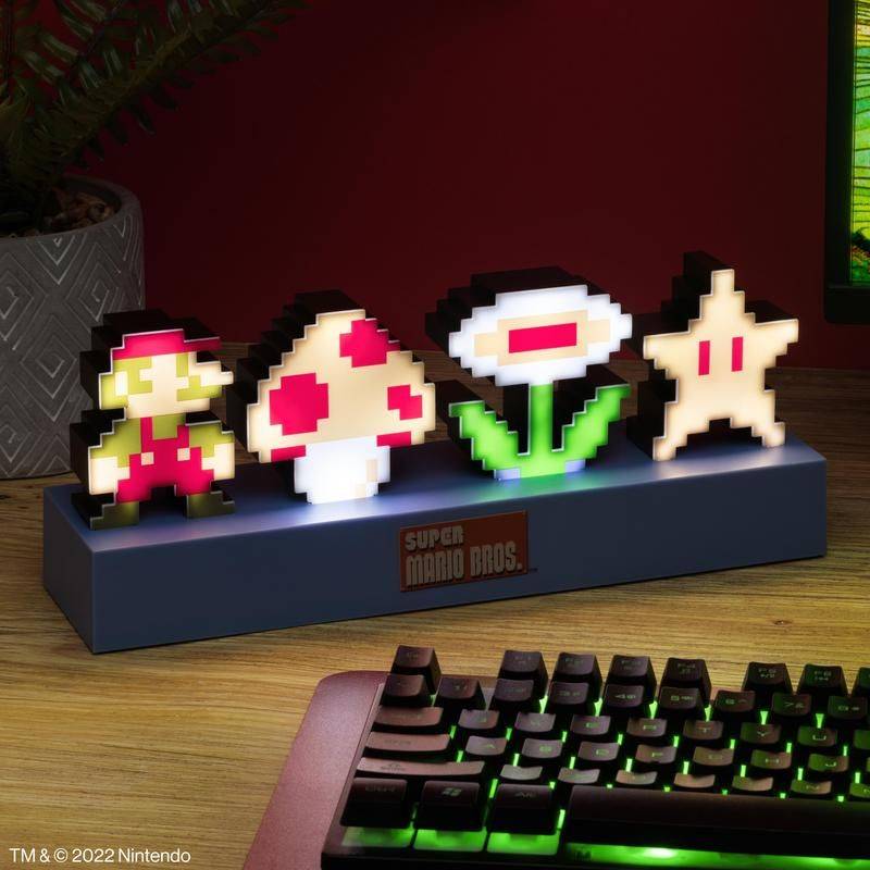 Super Mario Bros. Icons Lampe