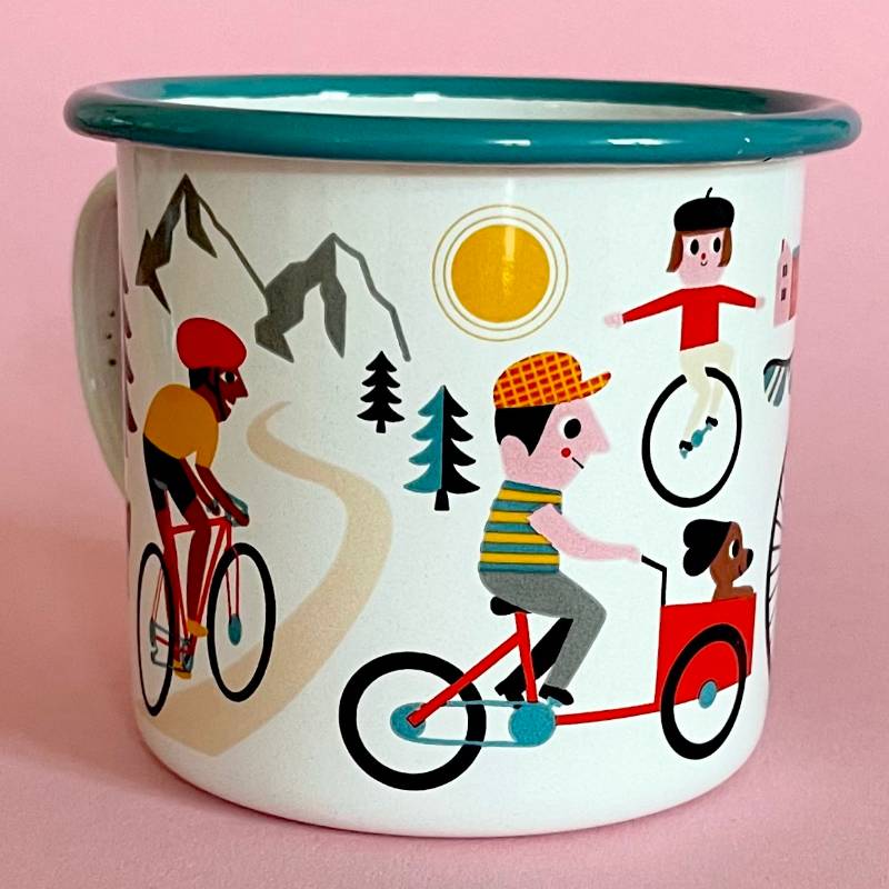 Emailletasse Bike Lover