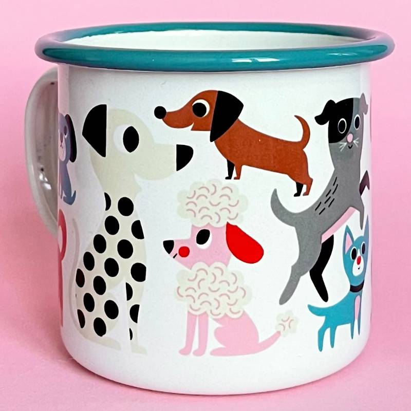 Tazza smaltata Dog Lover