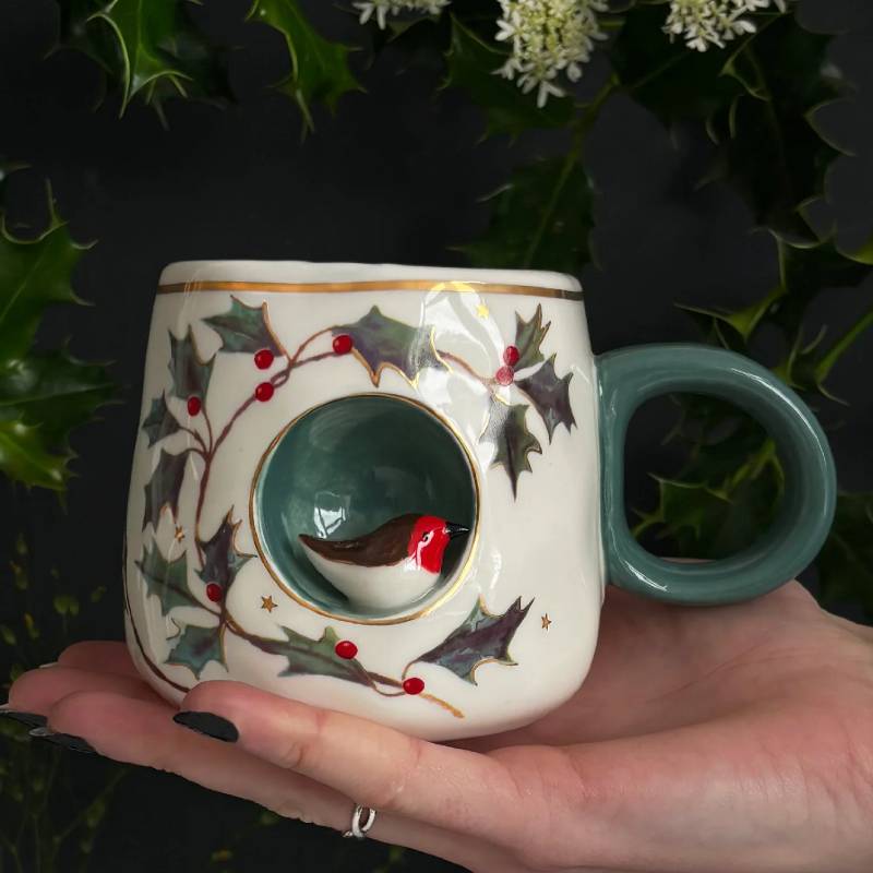 Secret Garden Robin Cup