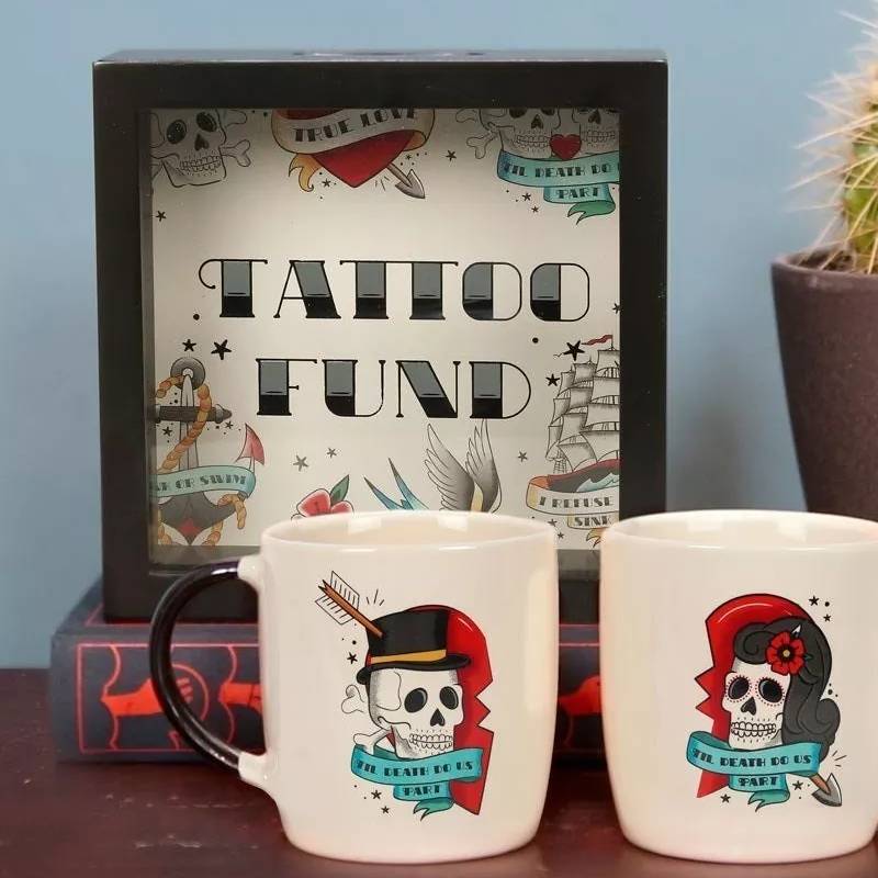 Retro Tattoo Fund Money Box