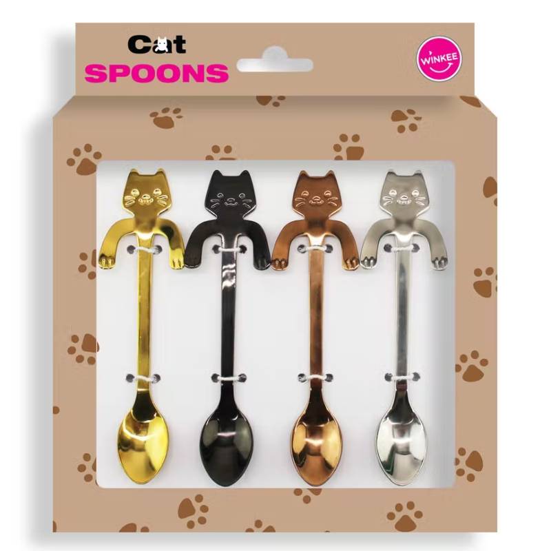 Kitty Teaspoon Set