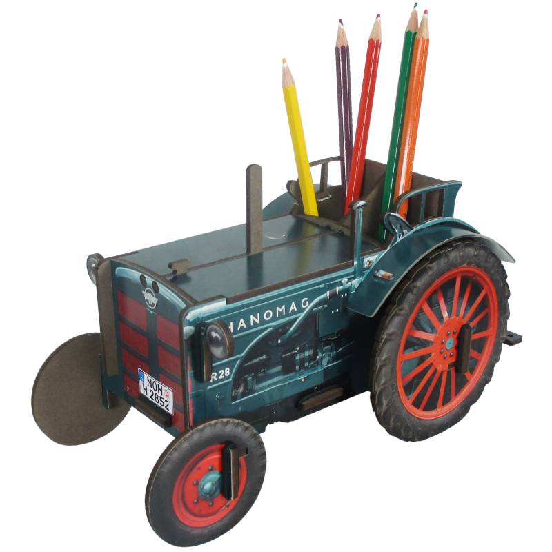 Pot  Crayons Tracteur