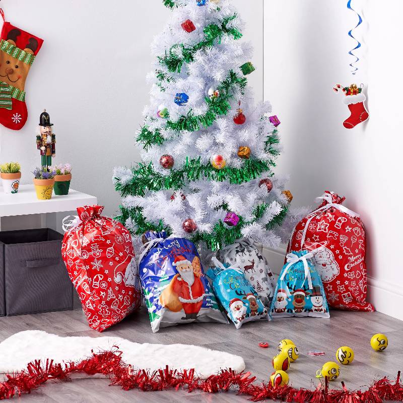 30 Christmas Drawstring Bags