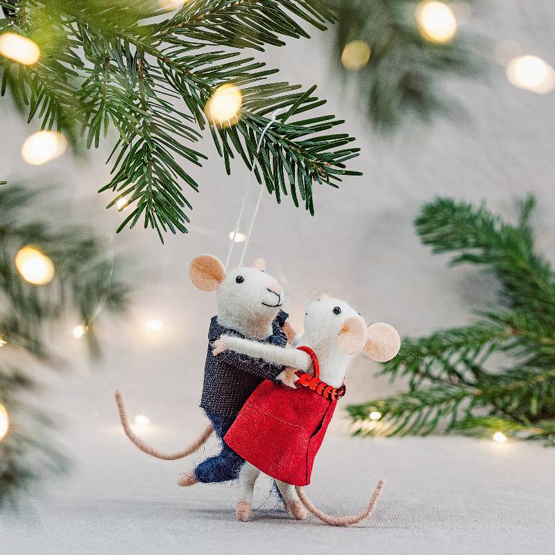 Dancing Mice Hanging Decoration