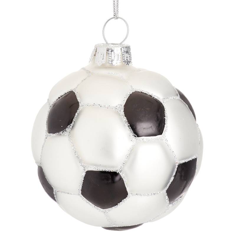 Fussball-Weihnachtskugel