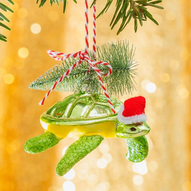 Christmas Turtle Bauble