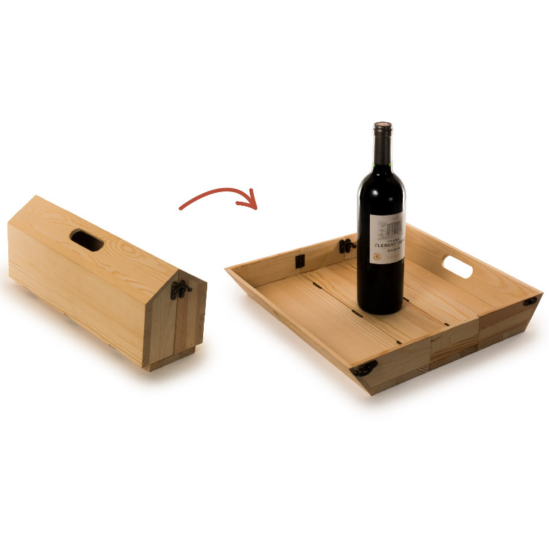 Tray Chique - Bote  Vin et Plateau