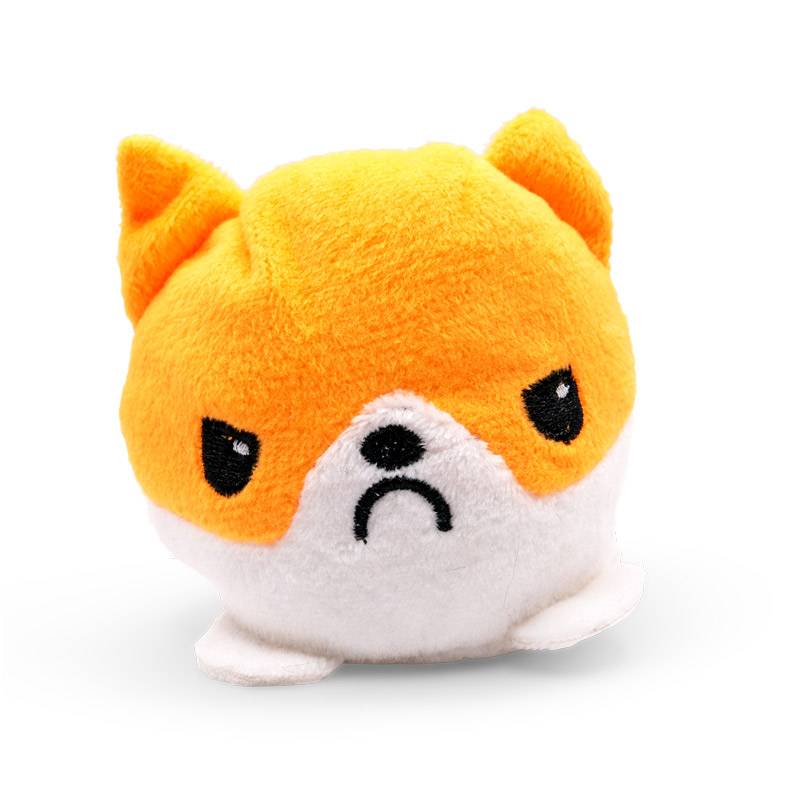Reversible Cat Plush Keychain