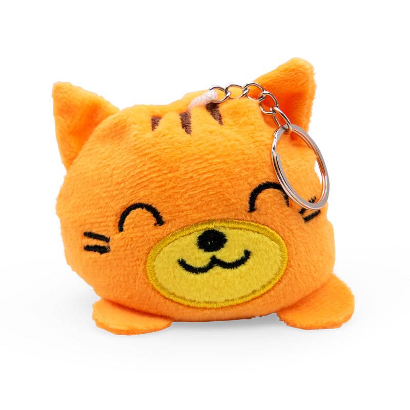 Reversible Cat Plush Keychain