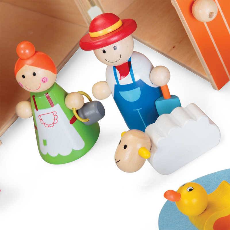 Wooden Farm Playset