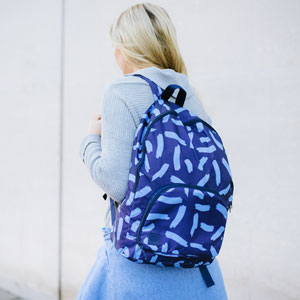 Foldaway Back Pack Midnight Blue