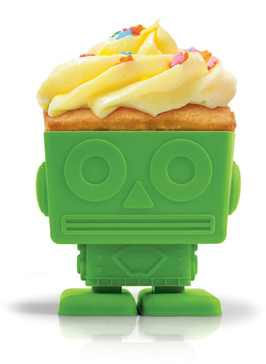 Yumbots Robot Cupcake Mold