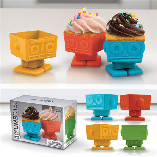 Cupcake Backformen Roboter