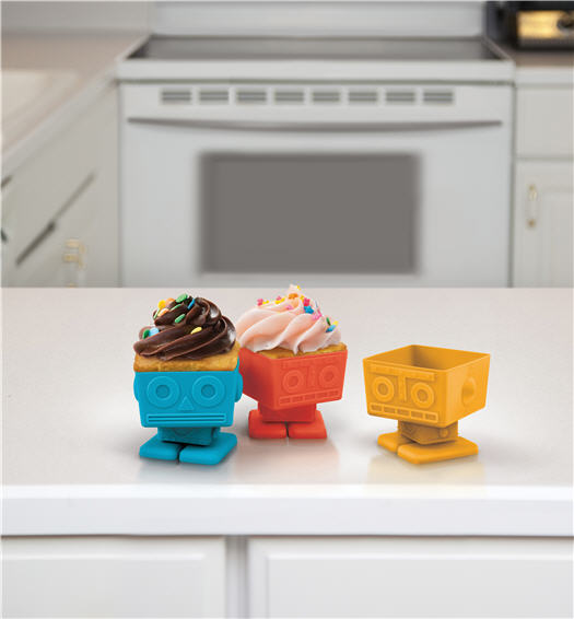 Cupcake Backformen Roboter