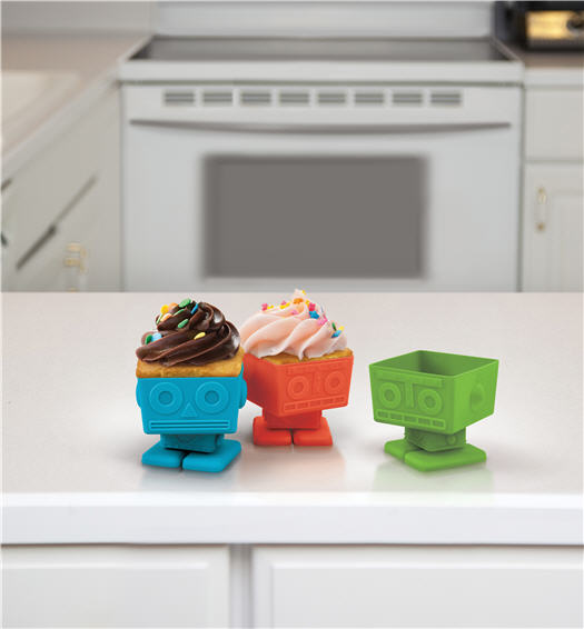 Cupcake Backformen Roboter