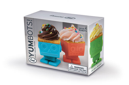 Yumbots Robot Cupcake Mold