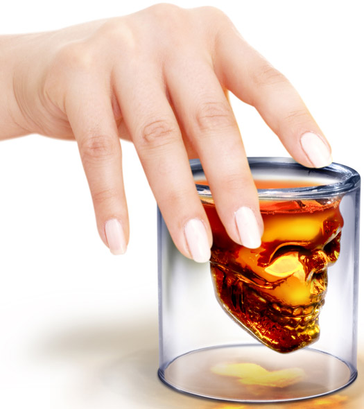 Doomed Crystal Skull Shotglass