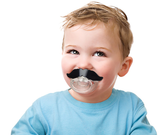 Lil' Shaver Mustache Pacifier