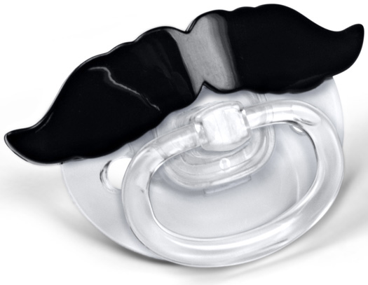 Lil' Shaver Mustache Pacifier