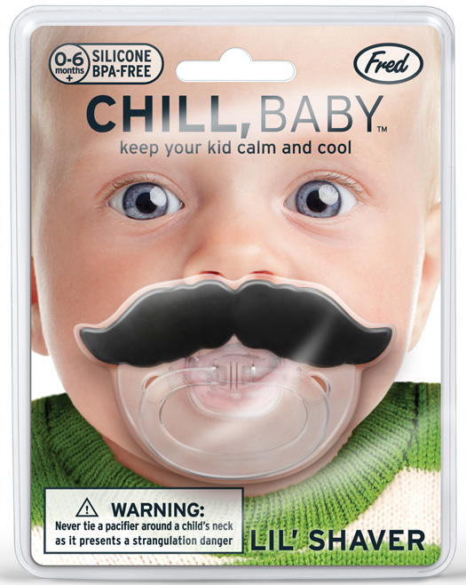 Lil' Shaver Mustache Pacifier