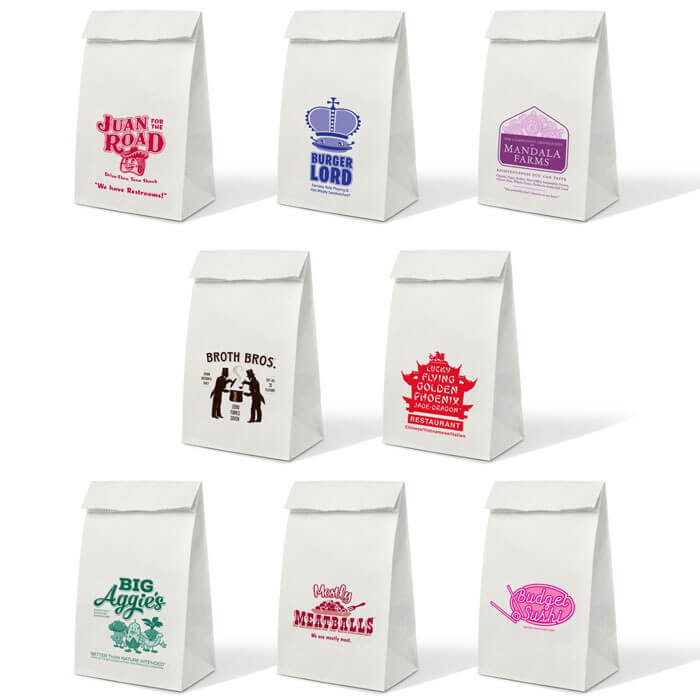 Take-Out Fake-Out Paper Lunch Bags