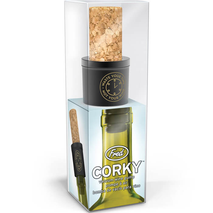 Tappo per Vino con Aspiratore d'Aria - Corky