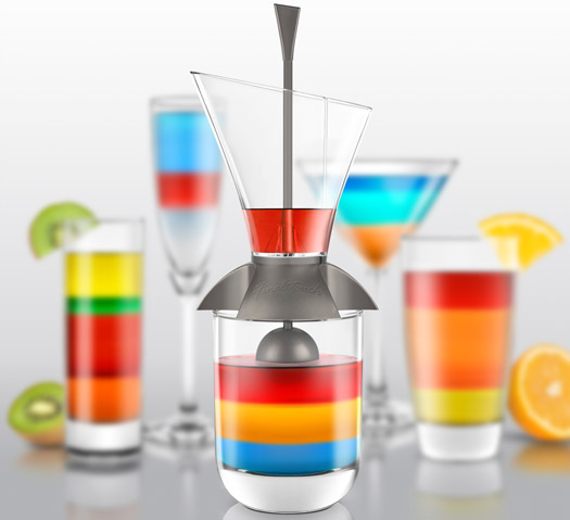 Regenbogen Cocktail Gadget