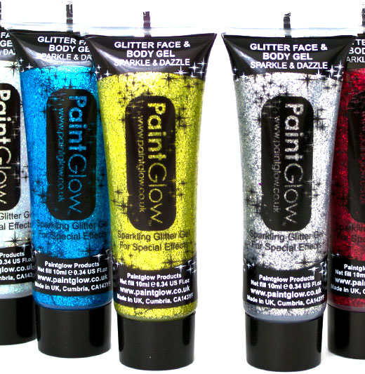 Glitter Face & Body Gel Set of 3