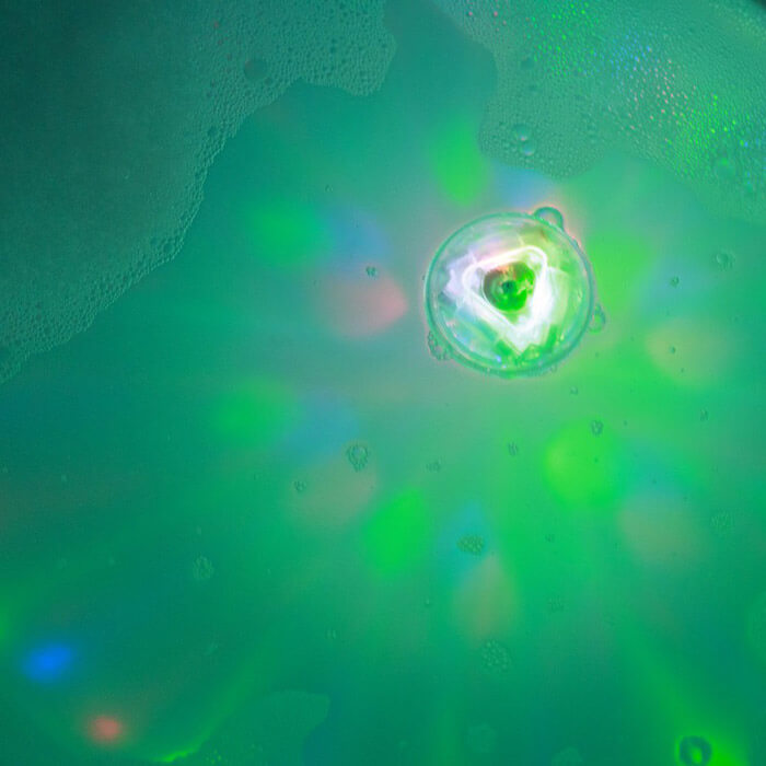 Diamante Luminoso Multicolore da Bagno