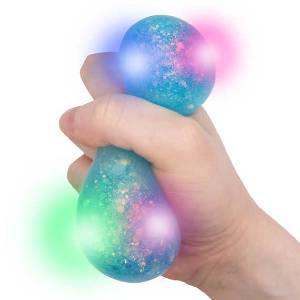 Galaxy Light up Squish Ball