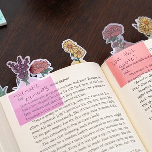 Marque-pages fleuris