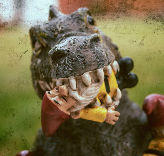 Godzilla Gartenzwerg Set