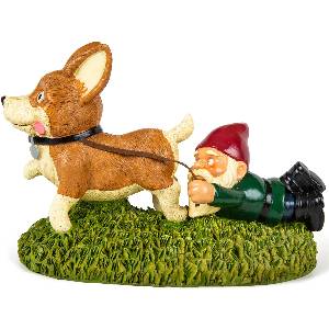 Dog Pulling Gnome