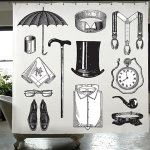 Gentleman Shower Curtain