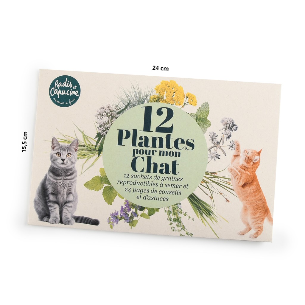 12 Pflanzen f�r meine Katze � Samen-Set
