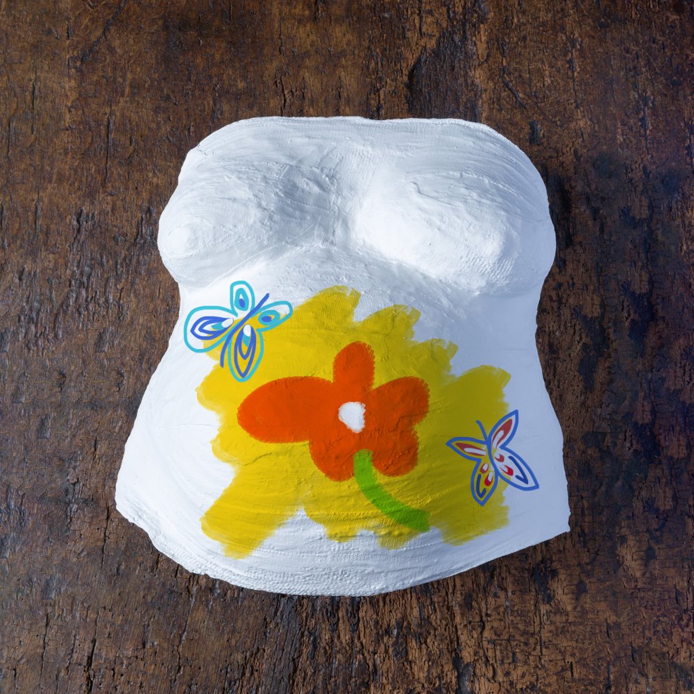 Babybauch-Gipsabdruckset