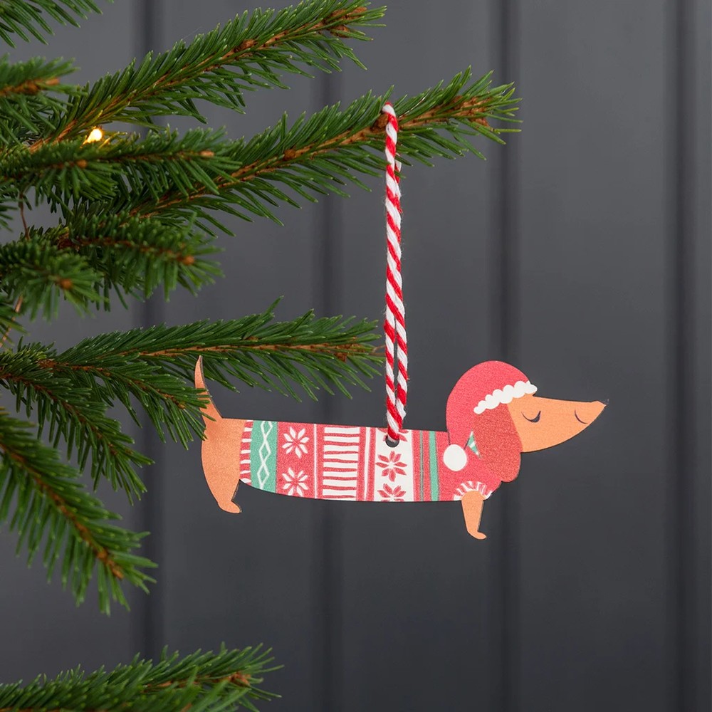 Dackel Weihnachtsdeko