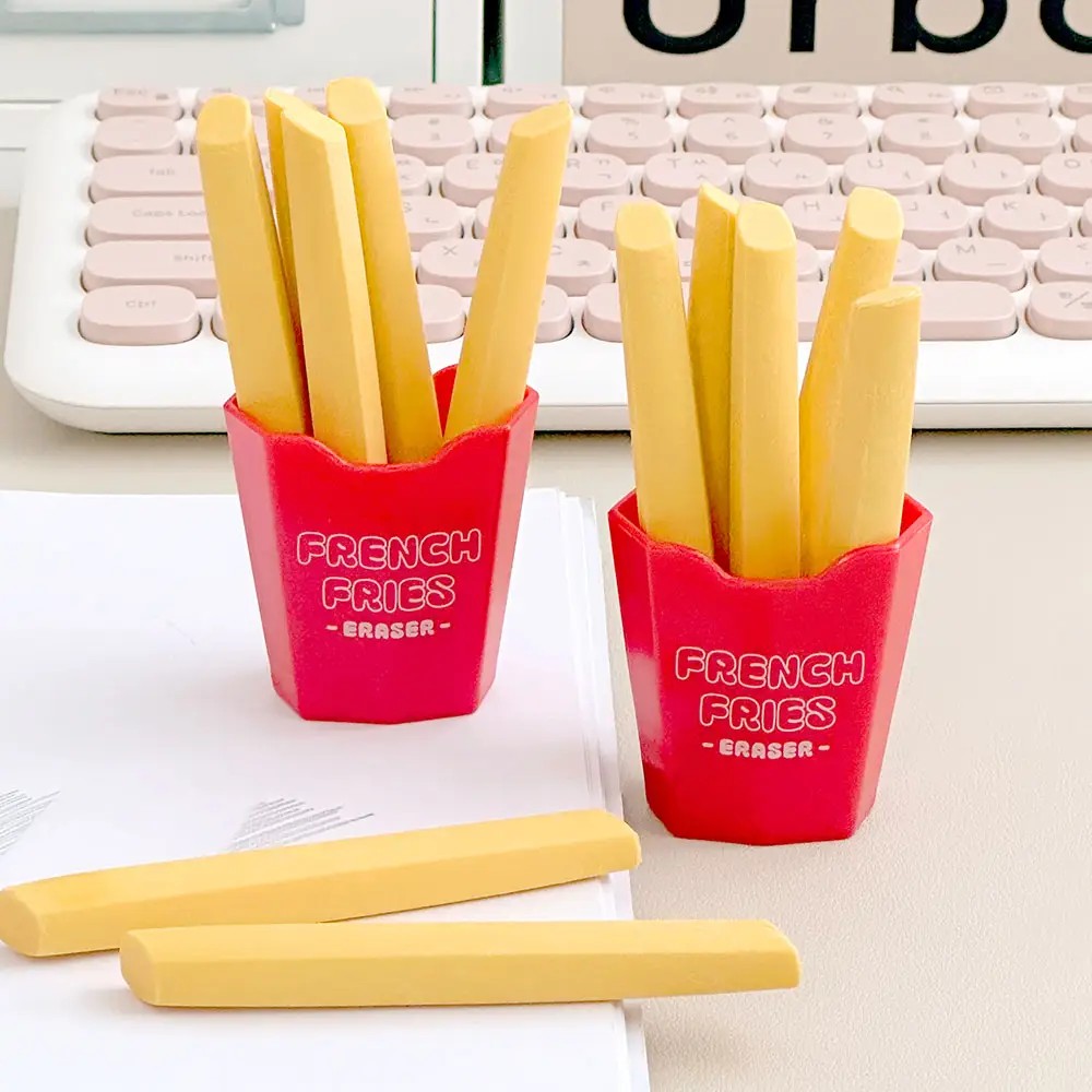 French Fries Radiergummi-Set