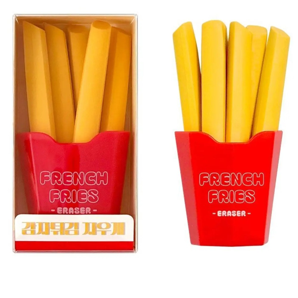 French Fries Radiergummi-Set