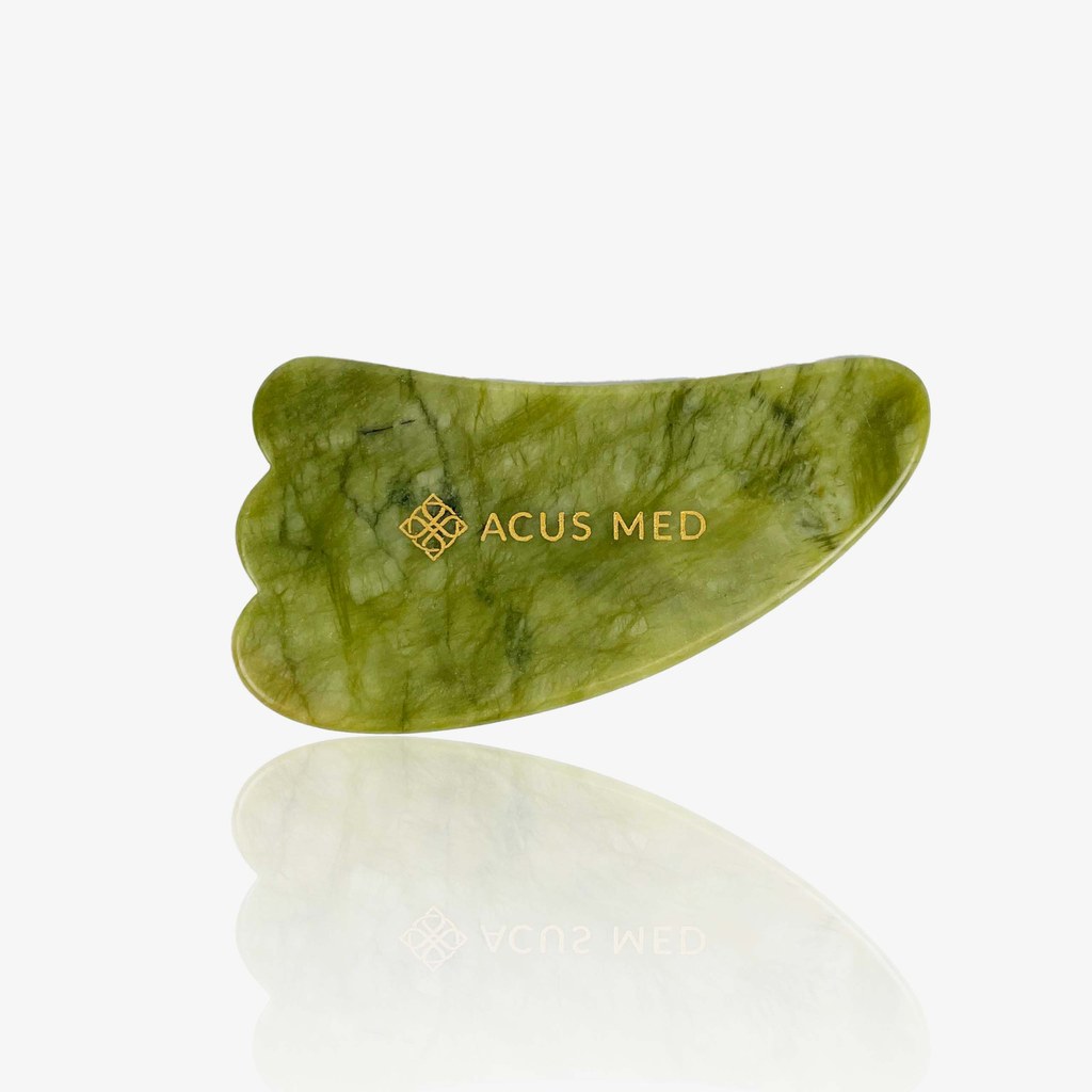 Gua Sha Jade-Massageplatte