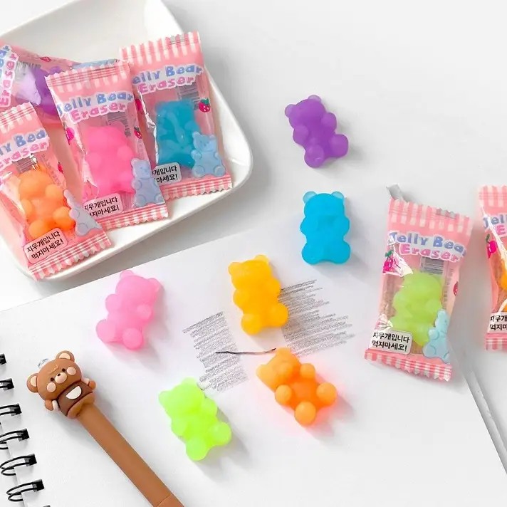 Gummibrchen Radiergummi-Set