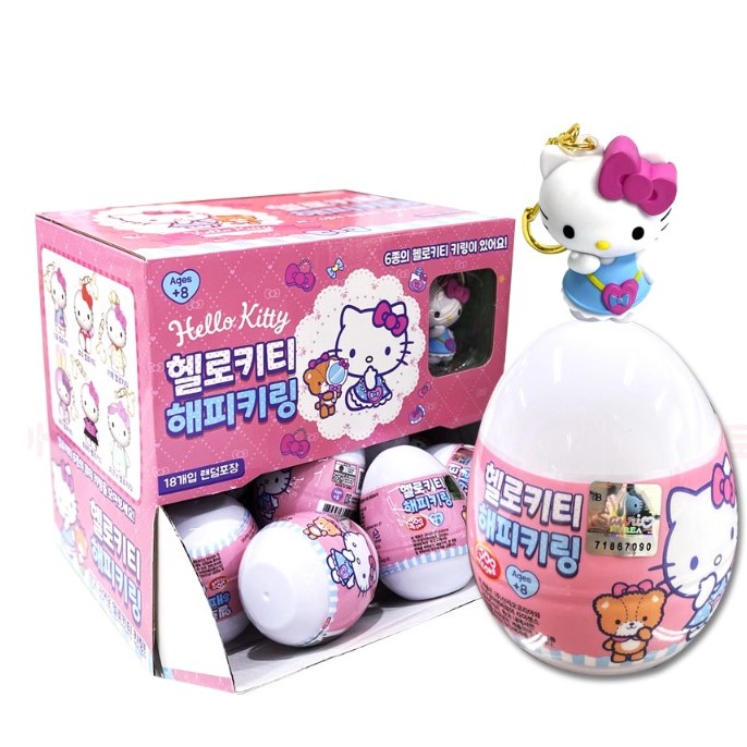 Hello Kitty Schlsselanhnger im Ei