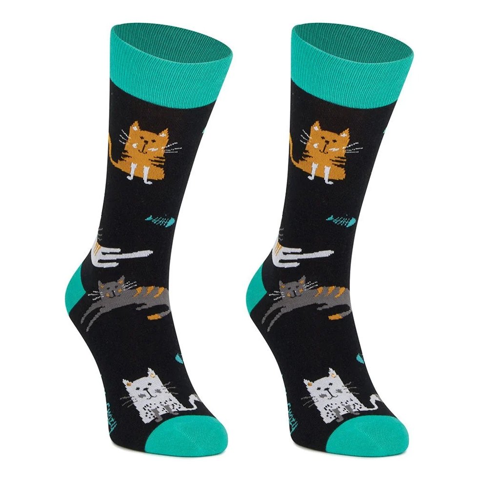 Katzen-Socken im 3er-Set