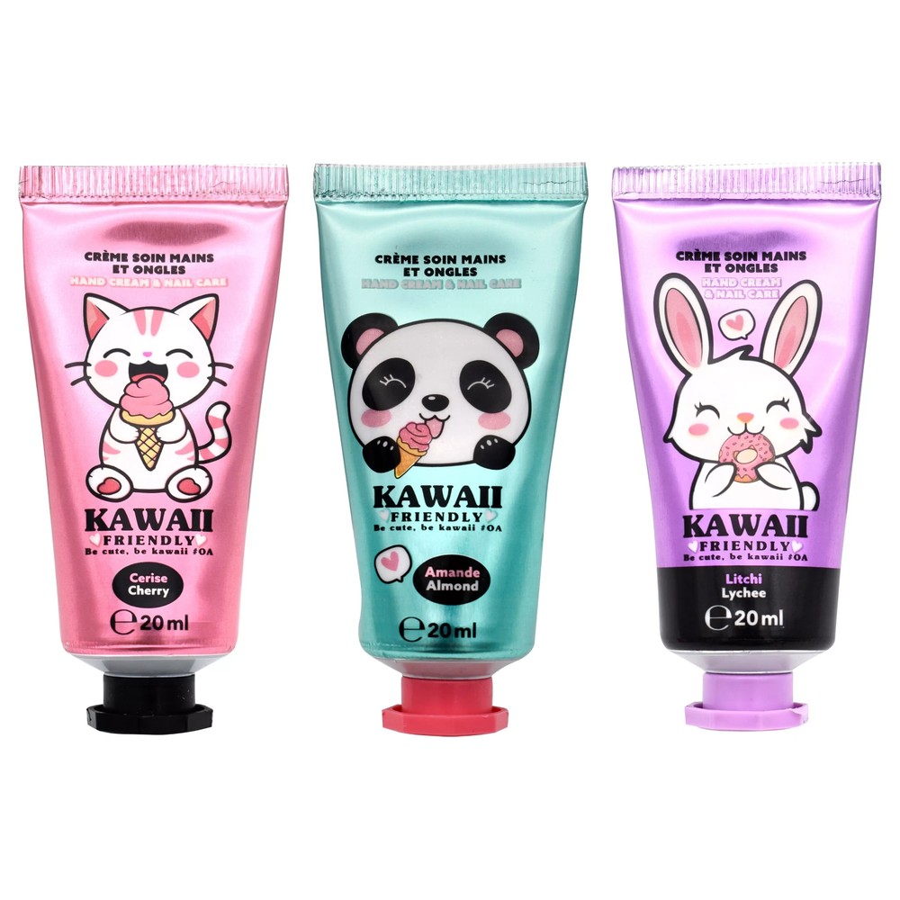 Kawaii Hand- und Nagelcremes Set