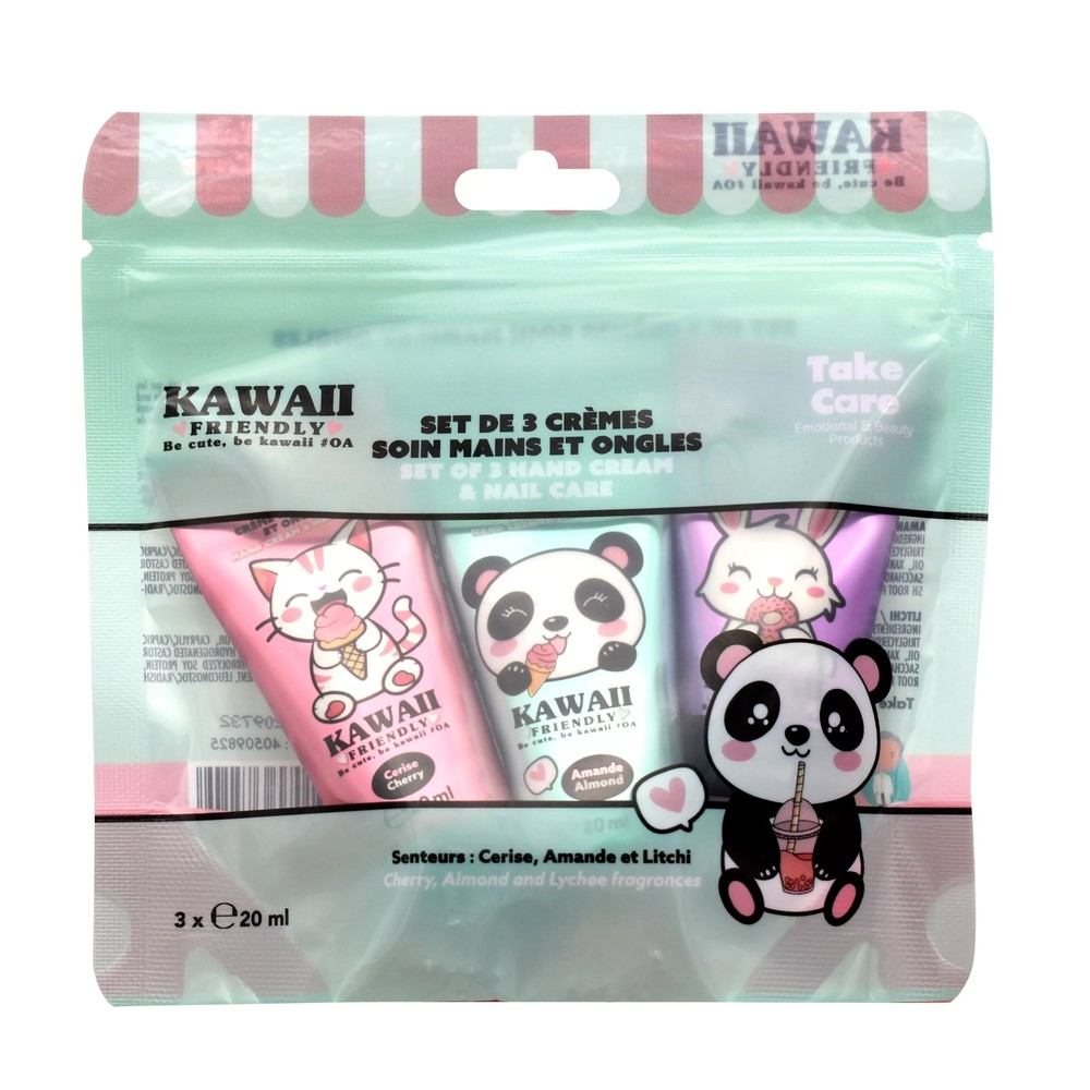 Kawaii Hand- und Nagelcremes Set