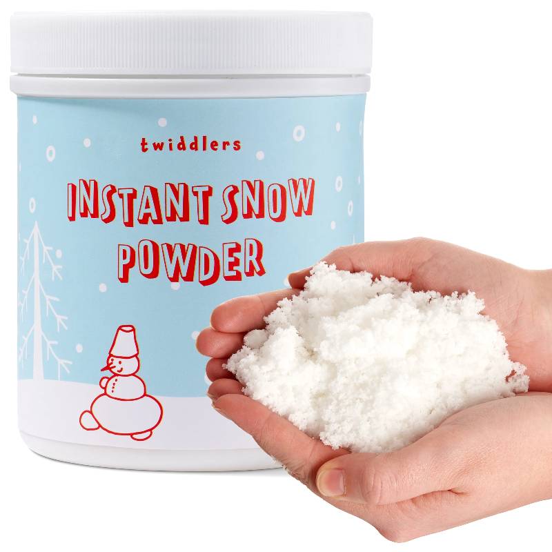 2 DIY Artificial Snow Tubs